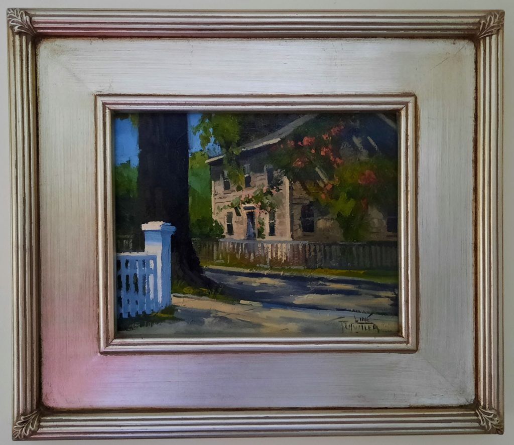 Ipswich Historic Home, oil on canvas, signed, framed.